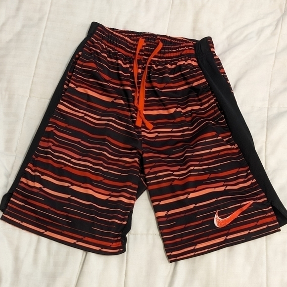 Nike Other - Nike Dri-Fit striped athletic shorts with an elastic waist size Large
